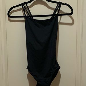 Bloch Leotard w/ lace & cut-out detail in back